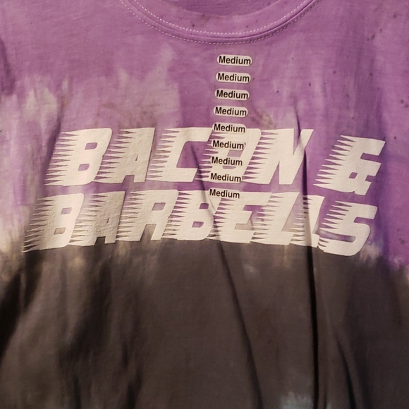 Bacon & Barbells Gym tee - Picture 2 of 3